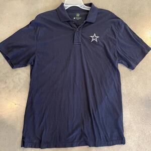 Dunbrooke NFL Dallas Cowboys organic cotton polo mens XL shirt